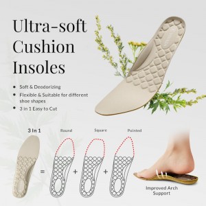 VIVAIA 3-in-1 Cuttable Ultra-Soft Insole Einlegesohlen Damen Almond Deutschland | XPZ-8439