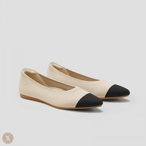 VIVAIA Aria 5° Pointed-Toe Ballerinas Damen Schwarz Deutschland | TSC-3680