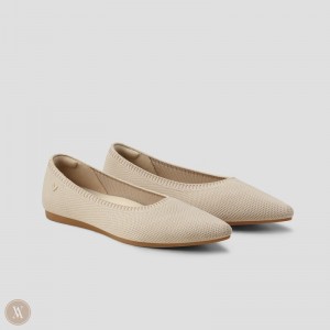 VIVAIA Aria 5° Pointed-Toe Ballerinas Damen Almond Deutschland | YPZ-7730