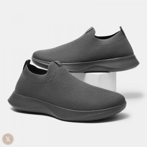VIVAIA Bernie Waterproof Slip-on Sneakers Herren Grau Deutschland | WKF-3920