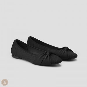 VIVAIA Bibi Round-Toe Knotted Flache Schuhe Damen Tiefes Deutschland | NDM-9272