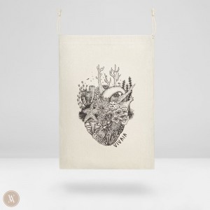 VIVAIA Canva Storage Bag-Ocean Heart Tasche Damen Ocean Heart Deutschland | TGS-3269