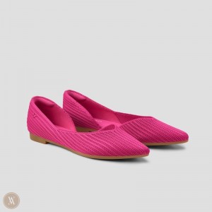VIVAIA Melia Pointed-Toe Flache Schuhe Damen Pitaya Deutschland | QHJ-3867