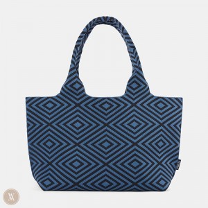 VIVAIA Wallace Tote-Diamond Tasche Damen Blau Deutschland | MQH-5936