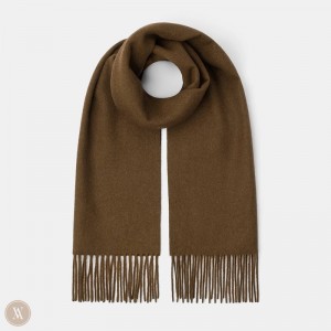 VIVAIA Wolle Scarf Schals Damen Khaki Braun Deutschland | DSU-9961