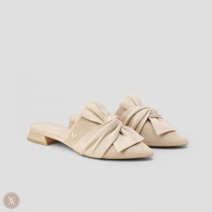 VIVAIA Yaffa Pointed-Toe Knot Sandalen Damen Almond Deutschland | JTS-3897