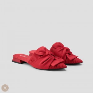VIVAIA Yaffa Pointed-Toe Knot Sandalen Damen Rot Deutschland | VAA-8582