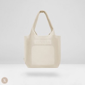 VIVAIA Zahara Tote-Cream Ivory Tasche Damen Weiß Weiß Deutschland | VDE-0669