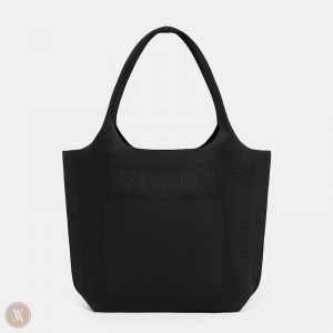 VIVAIA Zahara Tote Tasche Damen Schwarz Deutschland | OGN-7722